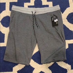 Dark Gray fleece shorts